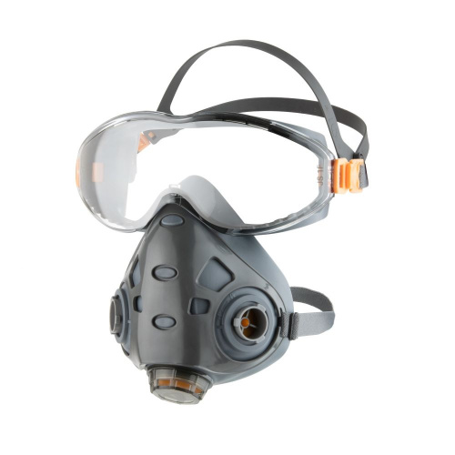  Полумаска фильтрующая с интегрированными очками Jeta Safety 9500 Air Optics размер L  АбразивПромТорг фото 3
