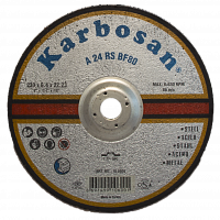  Круг зачистной Karbosan 230x6,4x22 A24RS BF80 T41 Турция 910600 АбразивПромТорг