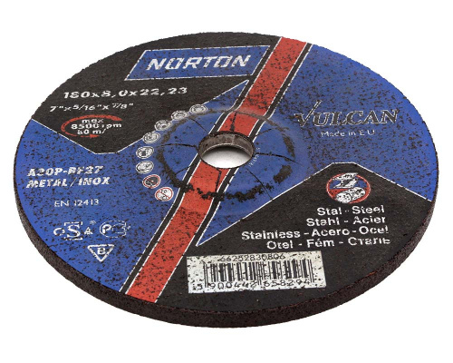  Зачистной круг Norton-Vulcan по нерж. стали, NV, 27, ø 180x8,0x22,23, 80 m/sec 66252830806 АбразивПромТорг фото 3