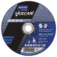  Отрезной круг Norton-Vulcan по нерж./мет., NV, 41, 180x2,5x22,23, 80 m/sec 66252925445 АбразивПромТорг
