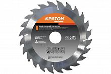  Диск пильный по дереву, быстрый рез Кратон PROFESSIONAL Ø185 x 30/20/16 х 2,5 мм 24Т 1 06 03 040 АбразивПромТорг