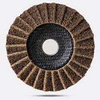 Круг лепестковый нетканый iGrit 125x22 COARSE (коричневый) АбразивПромТорг