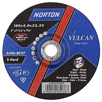  Зачистной круг Norton-Vulcan по нерж. стали, NV, 27, ø 180x4,0x22,23, 80 m/sec (66252925520) АбразивПромТорг